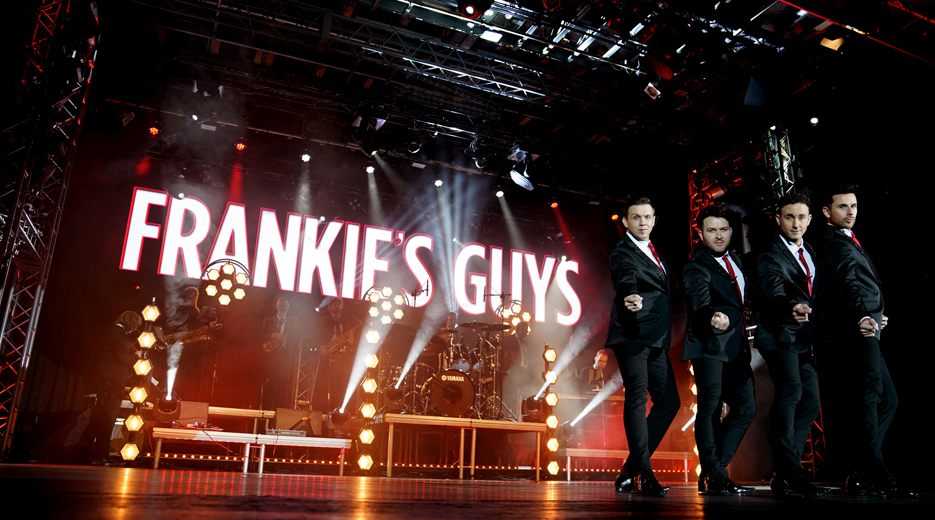 Frankie's Guys live on stage at the Victoria Theatre Halifax