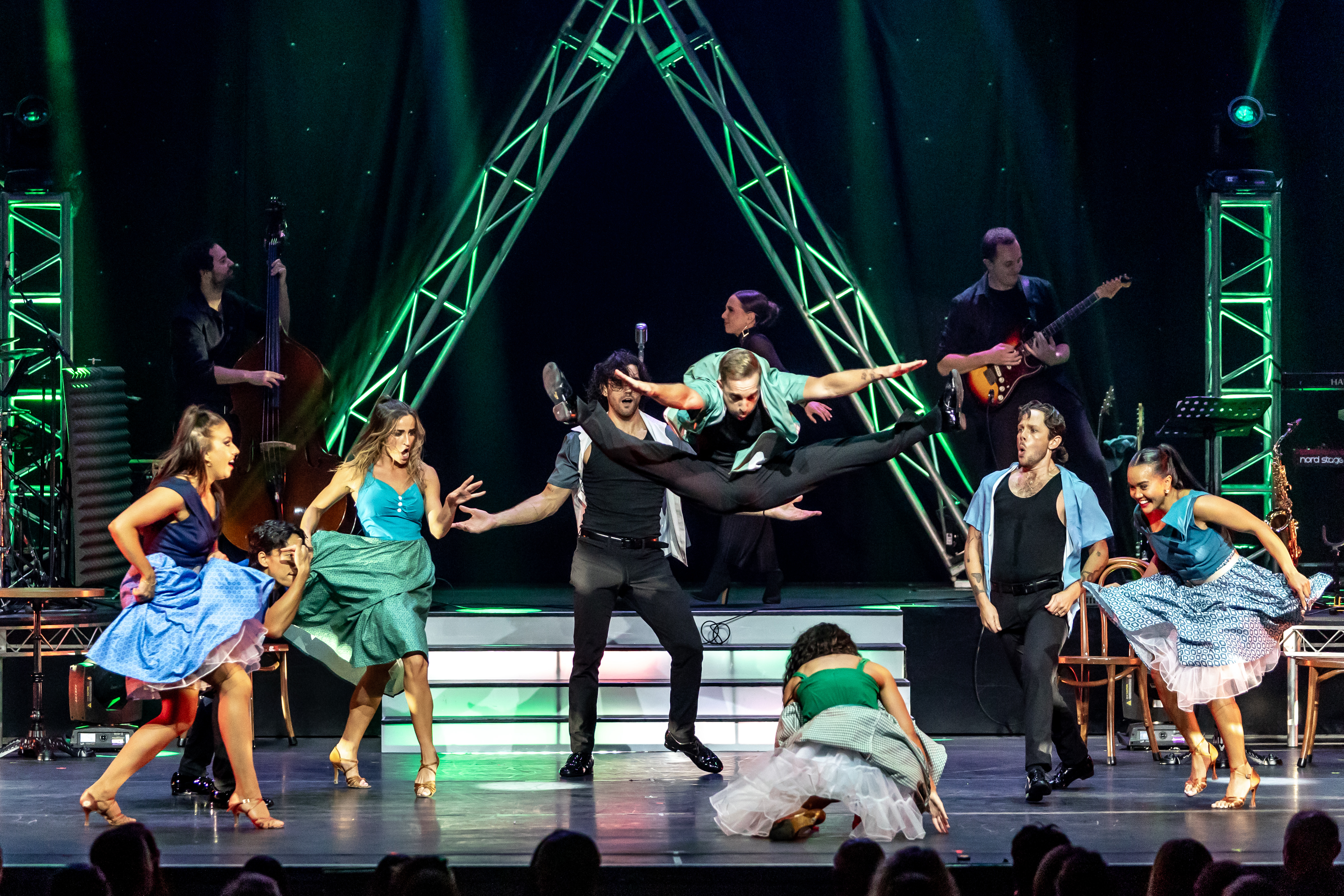 A group of dancers from the show Ballroom Blitz at the Victoria Theatre Halifax on Sunday 14 March 27