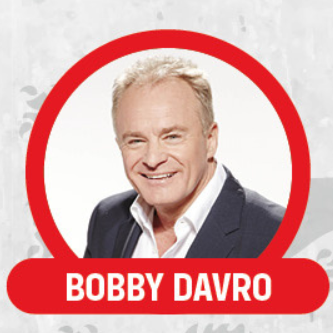 Bobby Davro appearing in England v Scotland Comedy Show at The Victoria Theatre Halifax