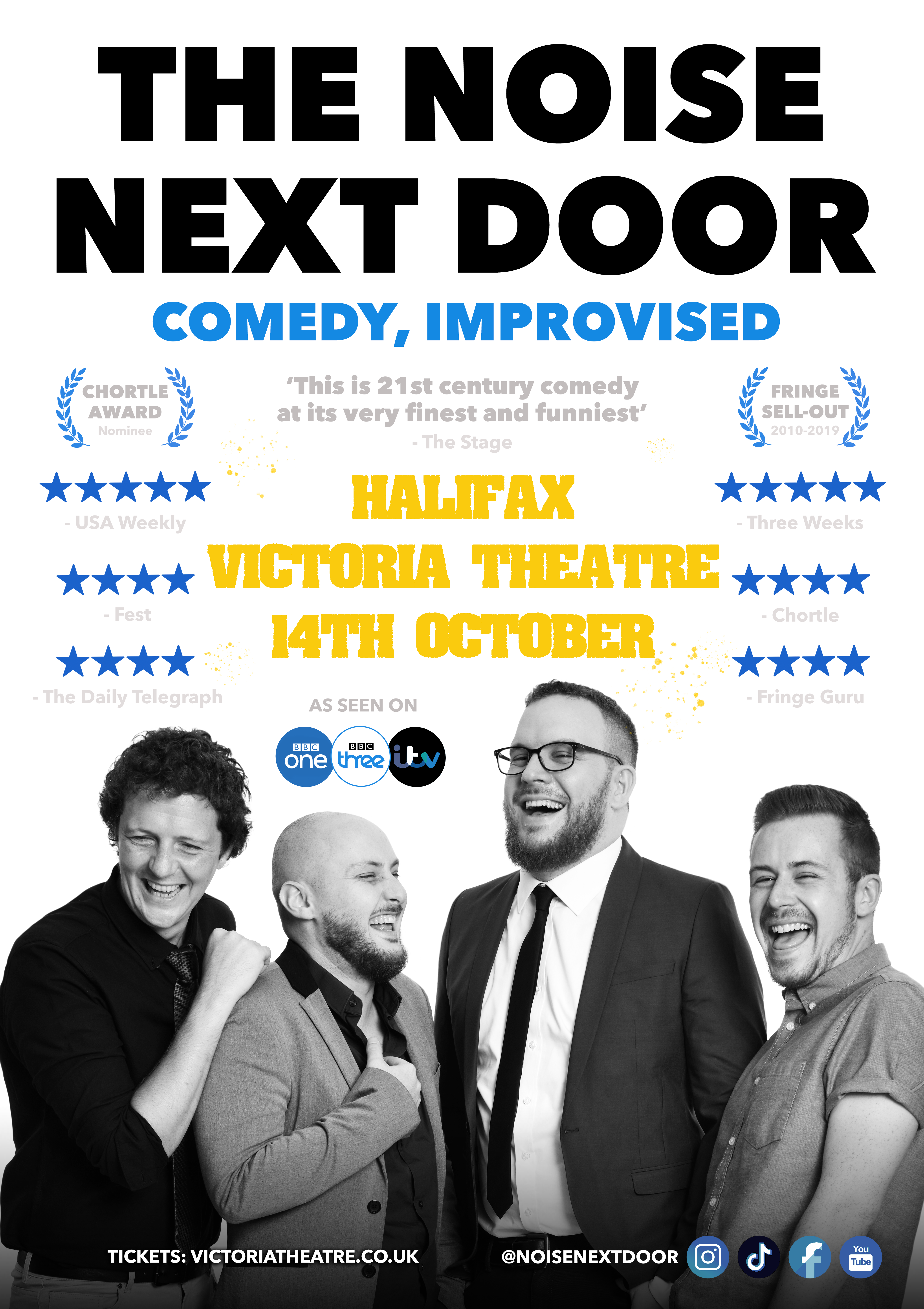 The Noise Next Door Comedy Improvised at The Victoria Theatre Halifax