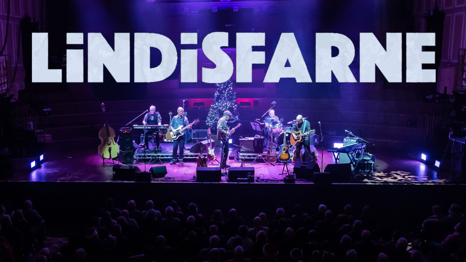 Lindisfarne live on stage at the Victoria Theatre Halifax 