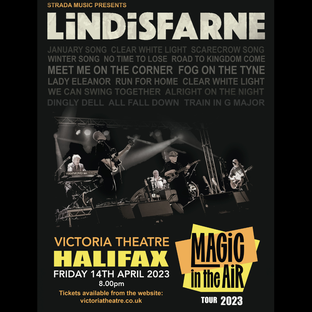 Lindisfarne live on stage at the Victoria Theatre Halifax 