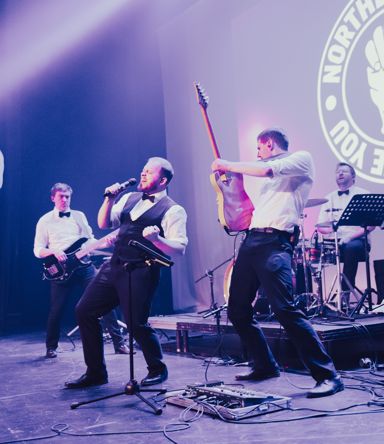 Northern Live featuring a band and singer on stage