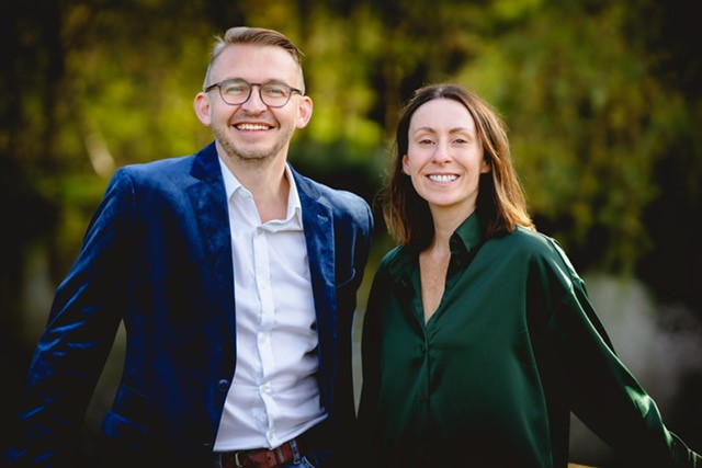 Robert Marsden and Laura Grecian