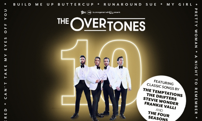 The Overtones to open their 10 year anniversary tour at the Victoria Theatre Halifax