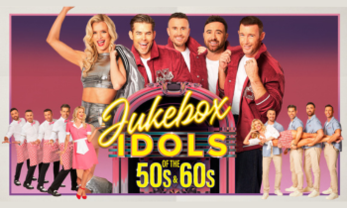 Jukebox Idols starring Nadiya Bychkova, Louis Smith and The Overtones Banner